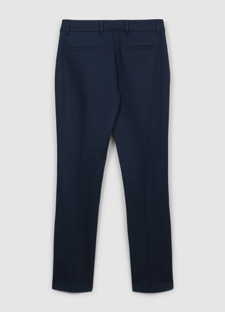 Plain rasatello trousers