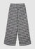 Pantaloni palazzo cropped in tweed