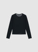 Tulle T-shirt with rhinestones - XXL