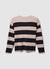 Ribbed striped jumper