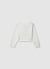 Cardigan crop in maglia con fiocchi