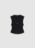 Gilet bustier con scollo a V e bottoni