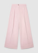 Palazzo trousers with pleats - XS