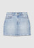 Denim mini skirt