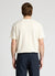 Uni-farbendes T-Shirt mit Struktur