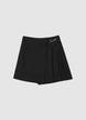 Gonna-pantalone con pieghe - XS