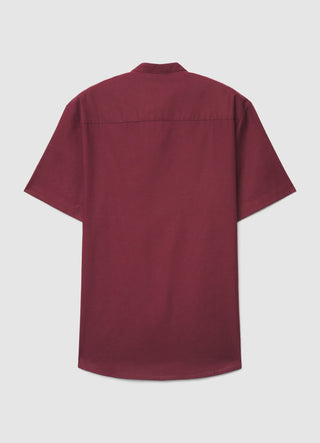 Solid colour Korean collar shirt