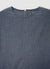 Blusa girocollo con laccio in vita