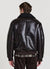 Sheepskin-effect jacket in faux leather