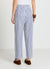 Crinkle striped jogger trousers