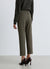 Trousers with an elasticated waist and cuffed hem