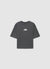 T-shirt with printed lettering