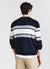 Maglia girocollo con bande