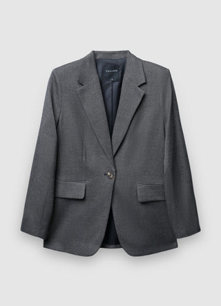 Single-breasted herringbone jacket