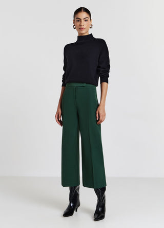 High-waisted culottes