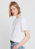 T-shirt with rhinestone sleeves