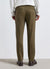 Slim fit solid colour chino trousers