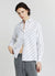 Diagonal striped shirt
