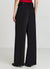 Pantaloni wide leg con alamari