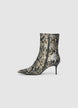 Μποτάκια με animalier print - 36