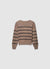 V-neck striped top