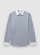 Camicia slim fit a righe - S