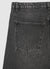 Solid colour relaxed jeans