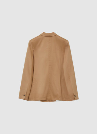 Unlined single-breasted blazer