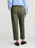 Pantalon carrot en coton satinée