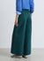 Einfarbige Wide-Leg-Hose