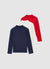Pack 3 t-shirt lupetto tinta unita