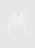 Crop-Pullover aus Spitze mit Bralette