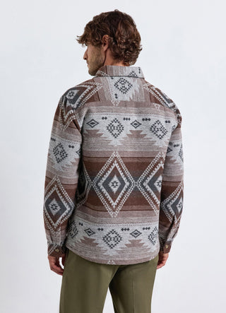 Shacket jacquard fantasia