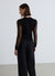 T-shirt con maniche in pizzo
