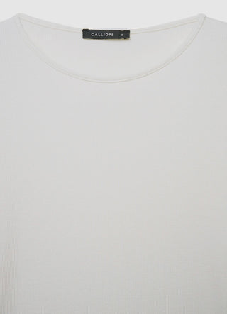 T-shirt maniche con volant