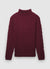 Turtleneck jumper with cable knit