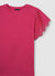 T-shirt volant sangallo