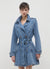 Trench in denim