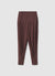 Wide trousers with buttons at the hem