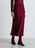 Jupe longue en similic satin uni