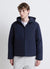 Giubbotto softshell imbottito con cappuccio