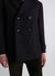 Cappotto doppiopetto con rever ampio