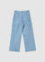 Jeans culotte con tasche applicate