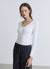 Body a maniche lunghe con scollo a V