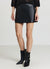 Leather-effect skort