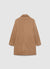 Cappotto tre quarti monopetto a due bottoni