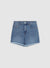 Pantaloncini mom sfrangiato