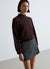 Solid colour Perkins collar jumper