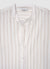 Camicia a righe con collo coreano