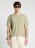 Plain-colour T-shirt with texture